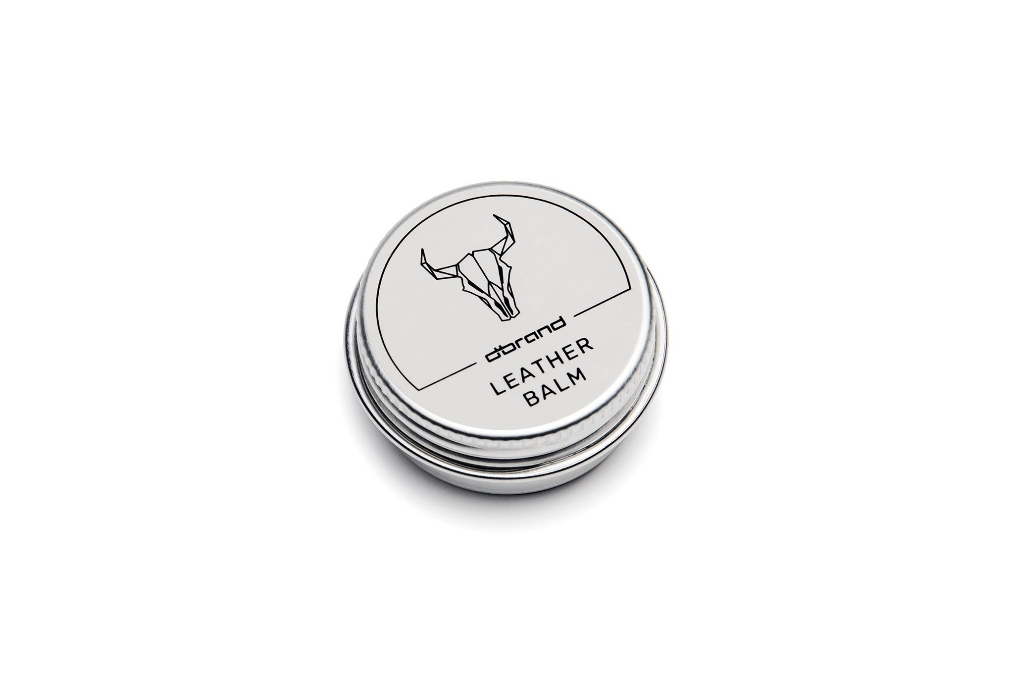 A tin of leather balm