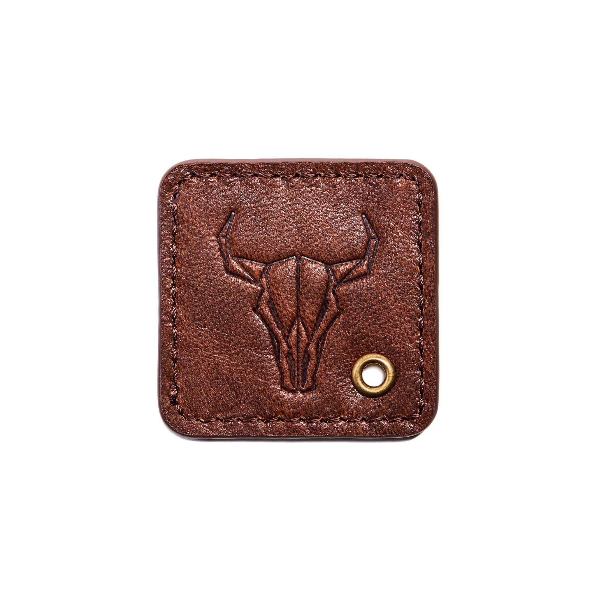 Brown Leather Keytag